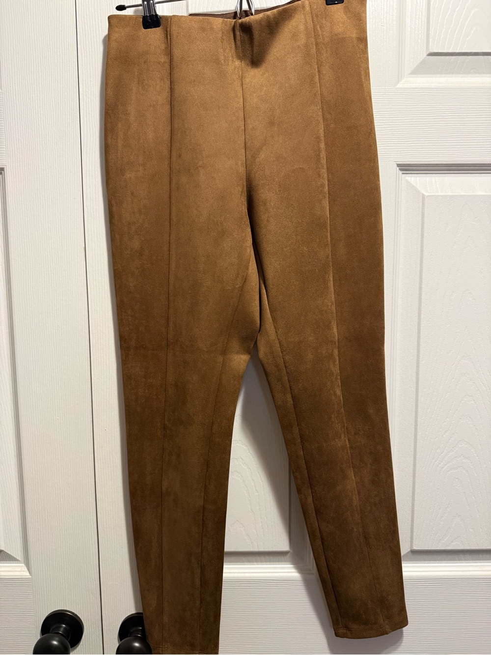 Lost pull on faux suede pants